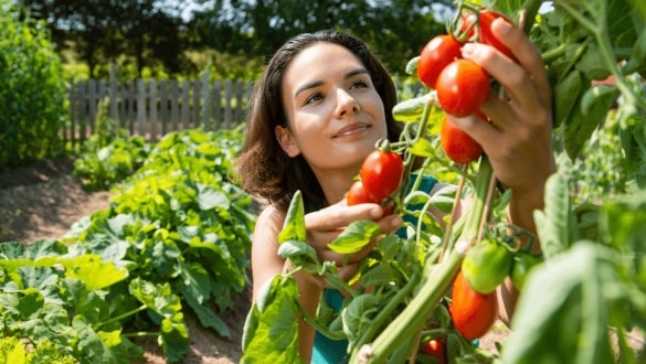 Vegetables that Grow in the Shade: gorgeous Swiss chard in the garden