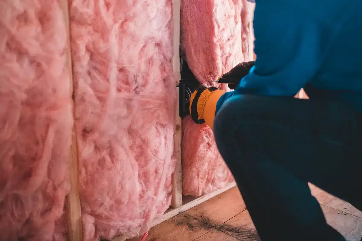 Travaux d'isolation thermique dans un appartement locatif