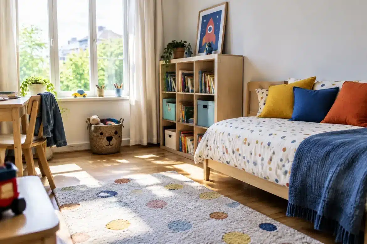 Comment aménager la chambre d'enfant avec votre enfant sans literie à personnages ?