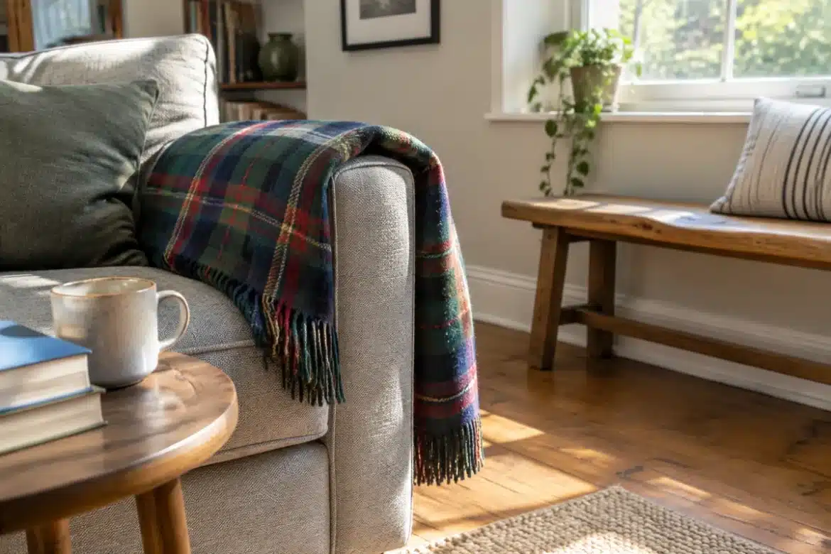 Comment choisir et utiliser un plaid tartan pour une déco fonctionnelle en automne et hiver ?