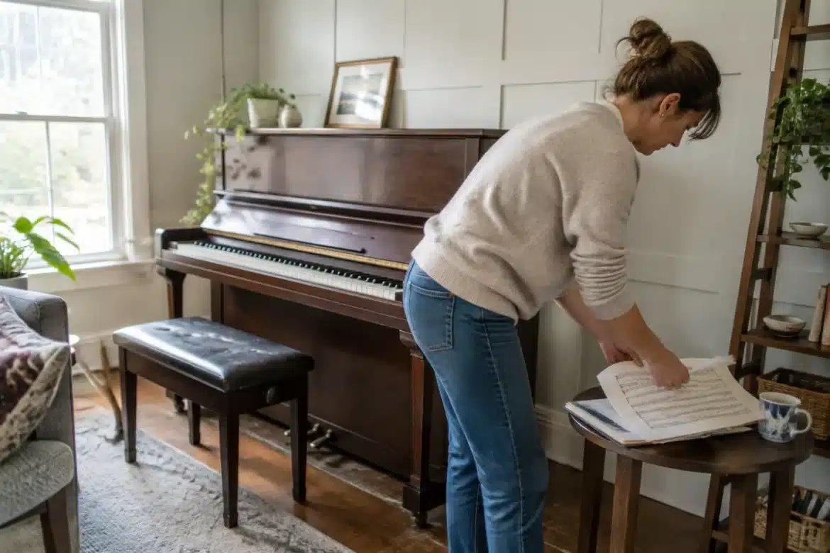Comment transformer un coin bureau en coin piano dans la pièce bonus ?